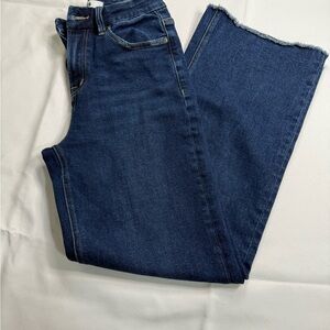 Blue Ankle Cropped Jeans‎ Classic Style